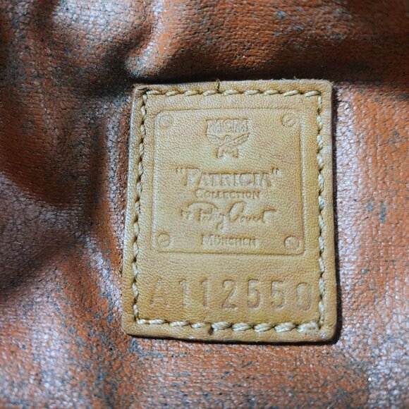 MCM  Crossbody Bag Patricia Cognac Leather Vintage Gold Hardware Parts Project - Picture 4 of 16